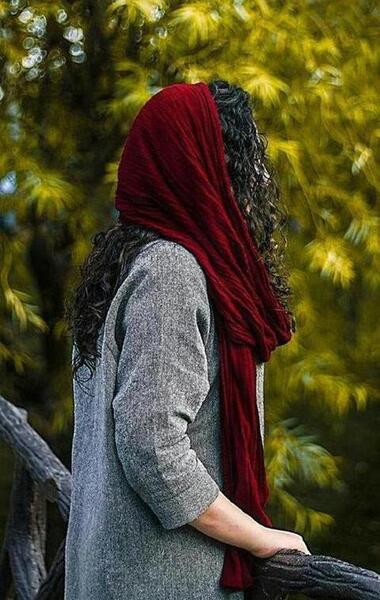 عکس پروفایل دخترونه با شال شیک
