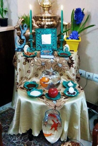 عکس از سفره هفت سین جدید