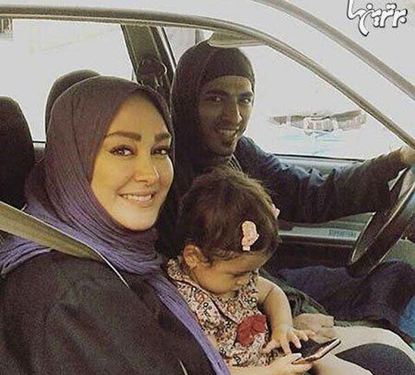 عکس پسرش الهام حمیدی