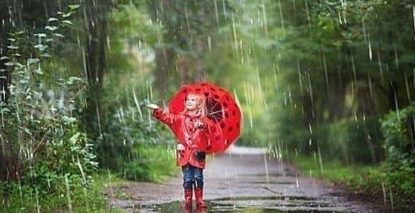 عکس نوشته ی باران ببار