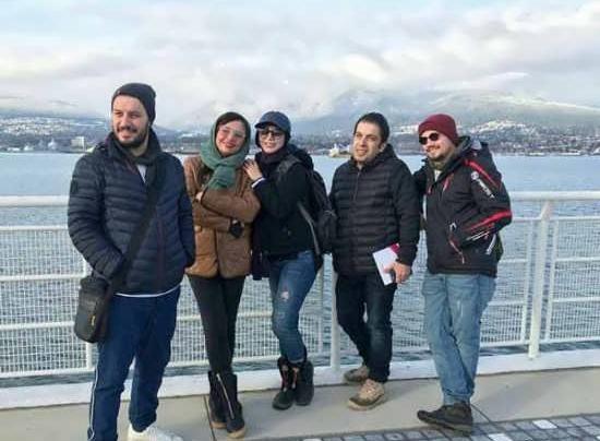عکس عباس جمشیدی فر با همسرش