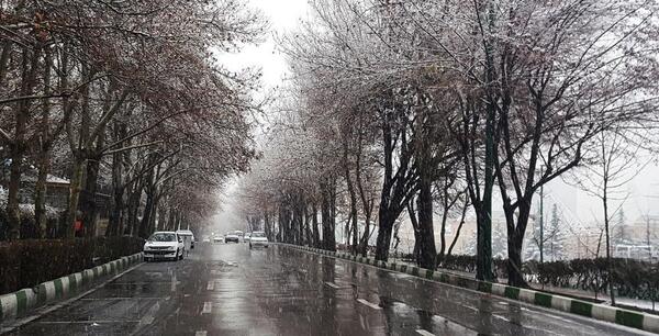 عکس برف و باران
