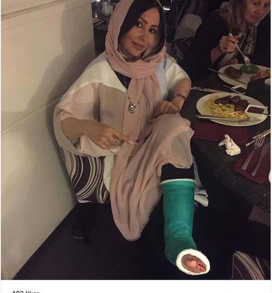 عکس پای پرستو صالحی