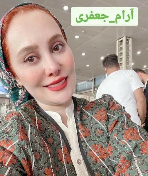 عکس آرام جعفری در قهوه تلخ