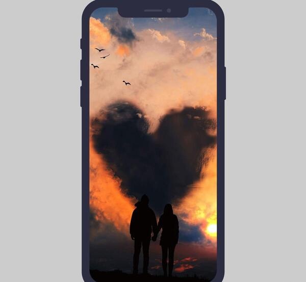 عکس عاشقانه دونفره والپیپر