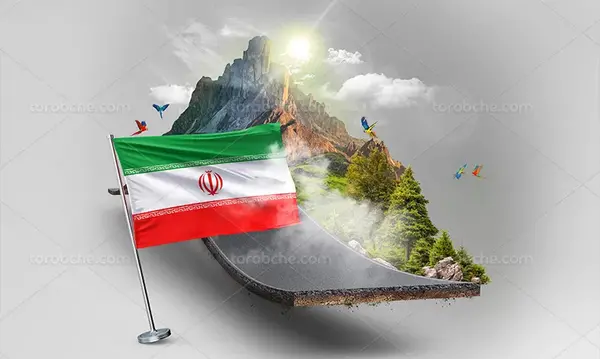 عکس پرچم طبیعت