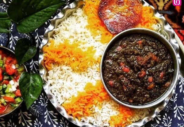 عکس های غذای قورمه سبزی