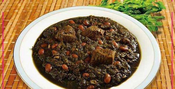 عکس های غذای قورمه سبزی