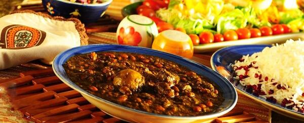 عکس های غذای قورمه سبزی