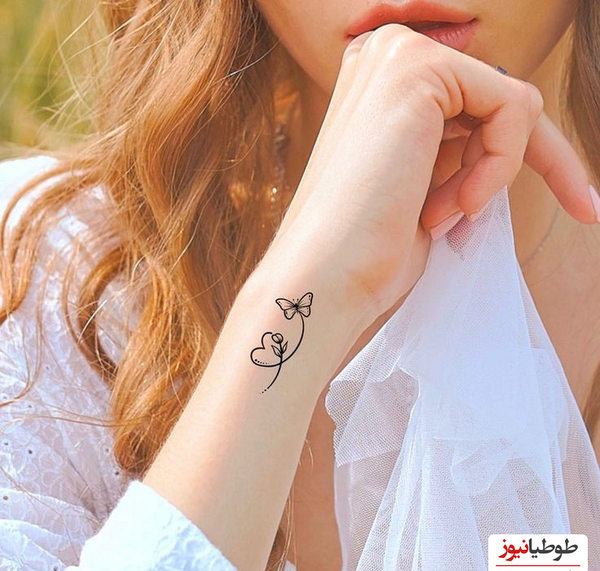عکس طرح تاتو دخترانه عروسکی