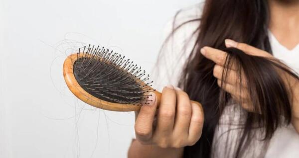 عکس دختر ریزش مو