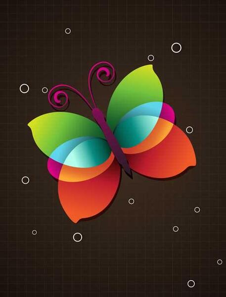 عکس پروانه فانتزی برای تصویر زمینه