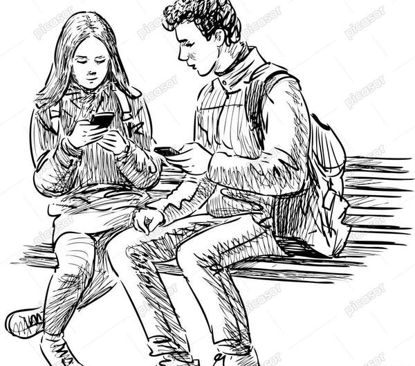 عکس نقاشی دختر روی صندلی