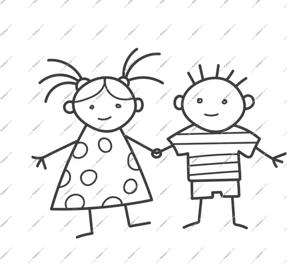 عکس نقاشی دختر روی صندلی