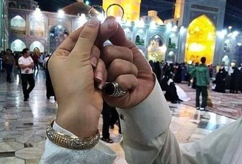 عکس زن تو حرم امام رضا