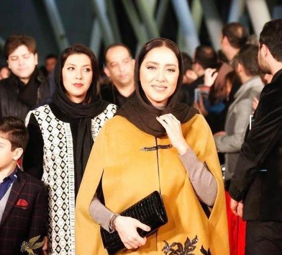 عکس بهاره کیان افشار با لباس آبی