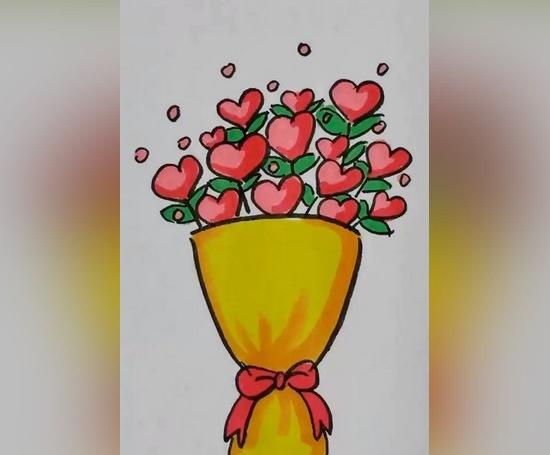 عکس نقاشی دخترانه مهد کودک