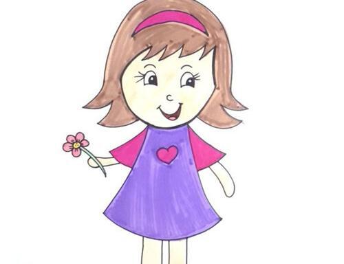 عکس نقاشی دخترانه مهد کودک