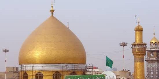 عکس ضریح امام علی از نزدیک