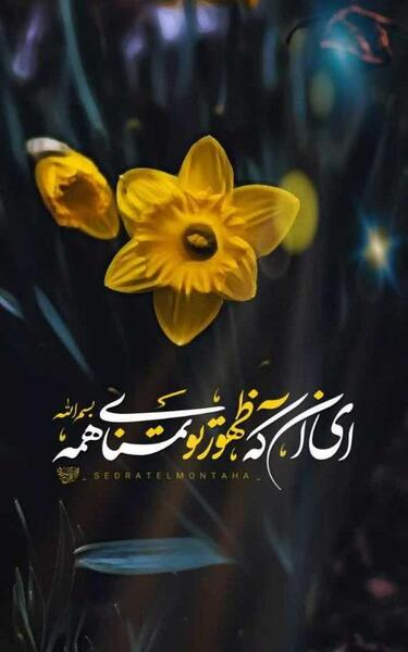 عکس نوشته ی مهدی