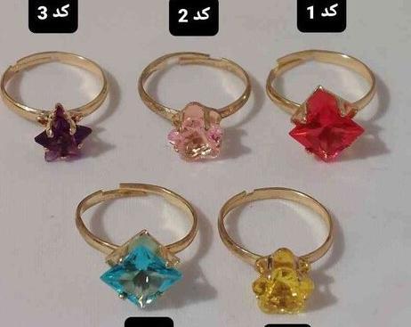 عکس انگشتر رنگارنگ