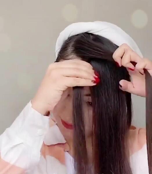 عکس بافت مو چتری دار