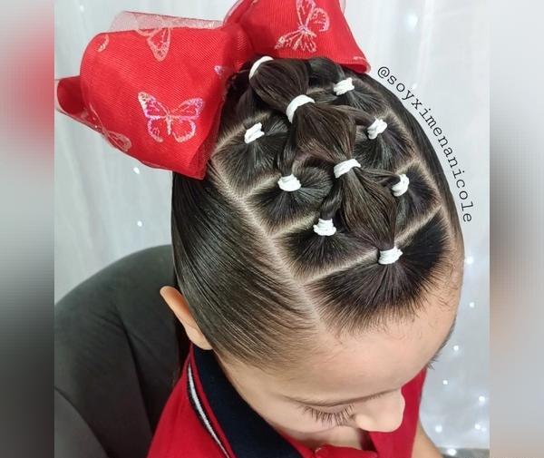 عکس بافت مو چتری دار