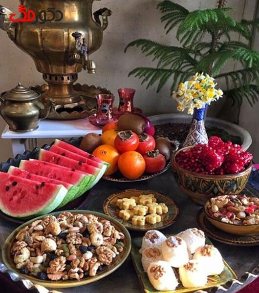 عکس ایده برای ظرف شب یلدا