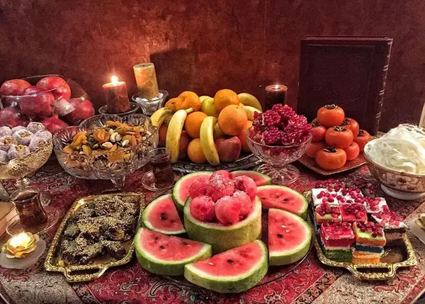عکس ایده برای ظرف شب یلدا