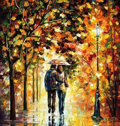 عکس پاییزی عاشقانه دونفره بدون متن