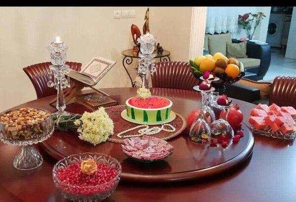 عکس سفره شب یلدا