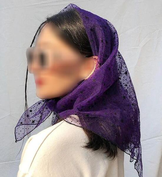 عکس روسری توری