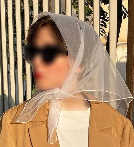 عکس روسری توری