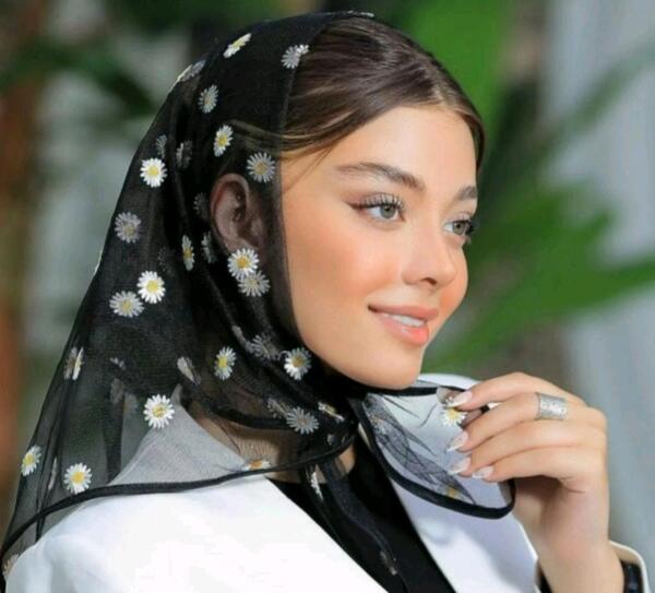 عکس روسری توری