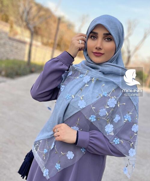عکس روسری توری