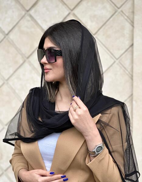 عکس روسری توری