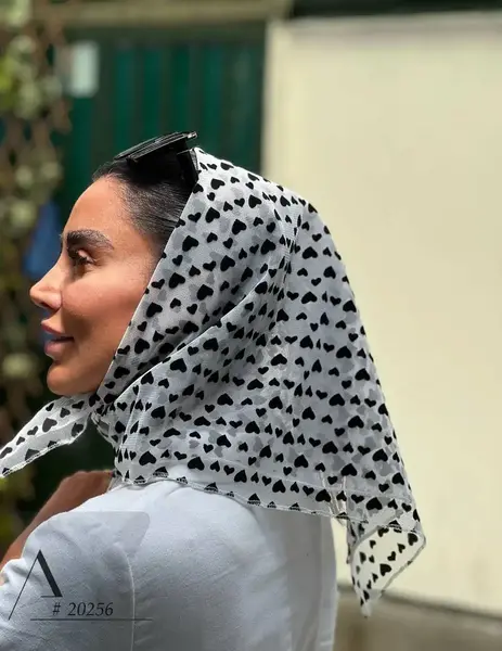 عکس روسری توری