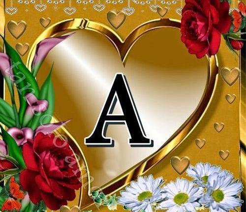 عکس عاشقانه اسم a
