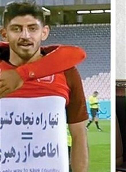 عکس مهدی ترابی در حمایت از رهبری