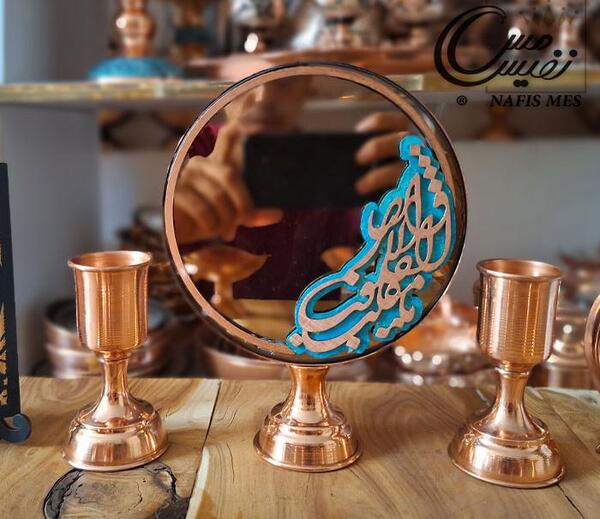 عکس ظروف مسی تزیینی