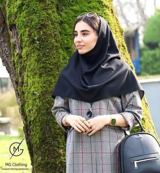 عکس مدل مانتو چهارخونه اداری