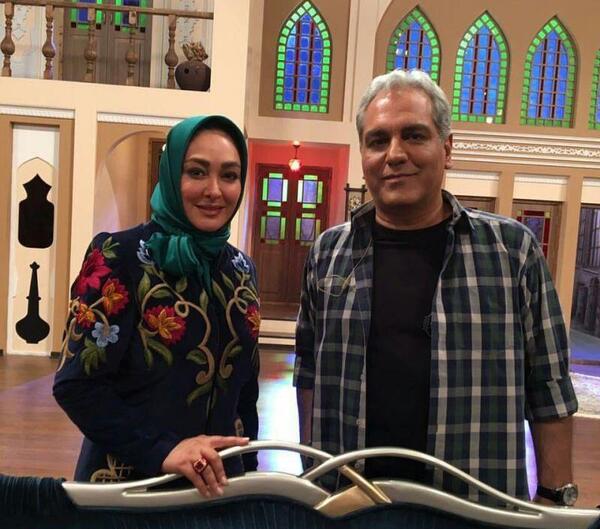 عکس الهام حمیدی و همسرش محمد سلوکی