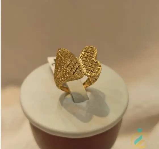عکس انگشتر طلا پروانه