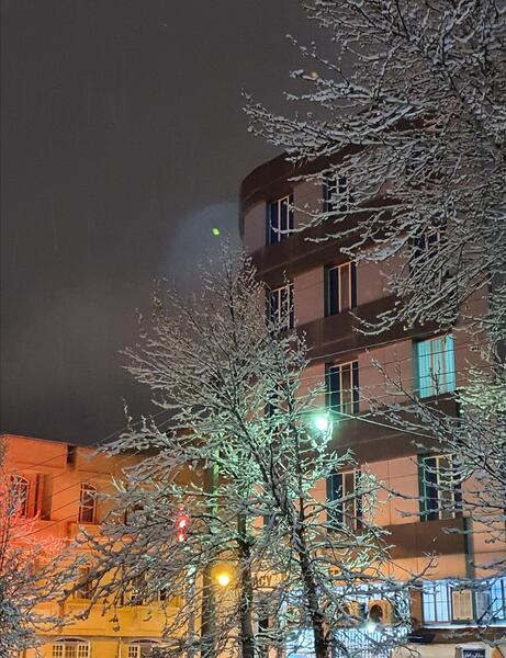 عکس شب سرد زمستانی