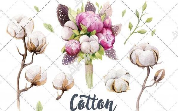 عکس نقاشی گل فروشی کودکانه