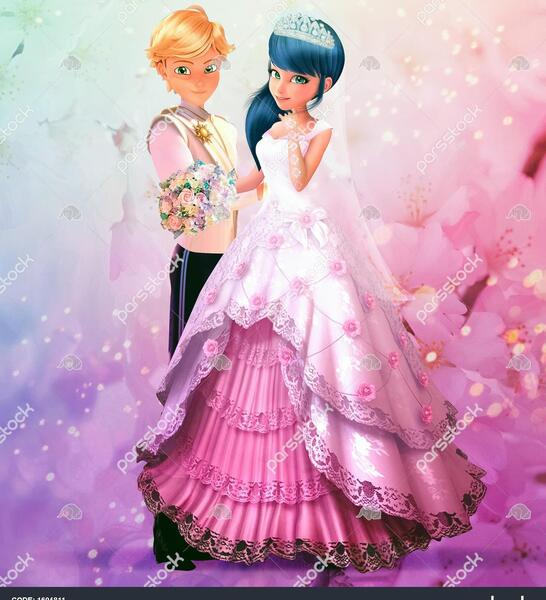 عکس های ازدواج مرینت و آدرین