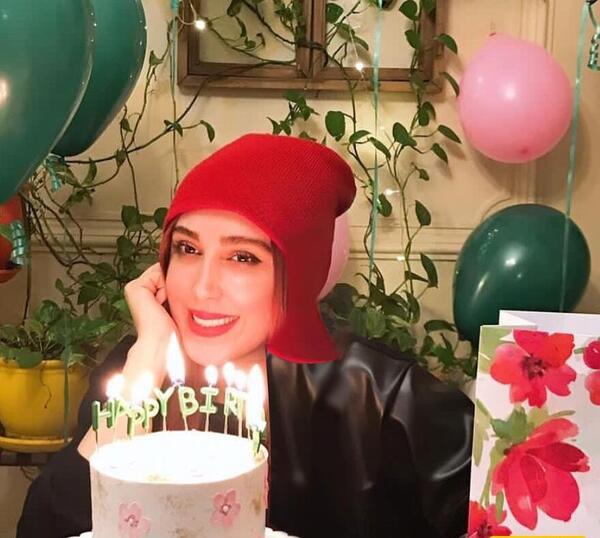 عکس حاج قاسم روی کیک تولد