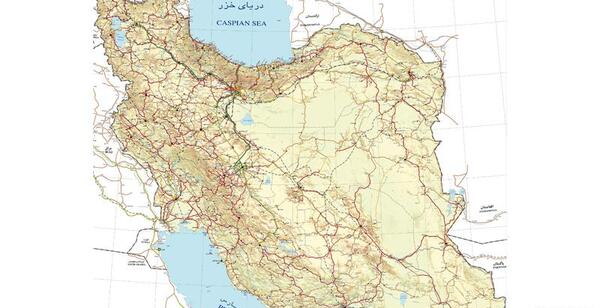 نقشه عکس نقشه ایران