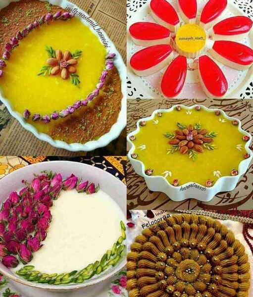 عکس سفره ارایی افطار