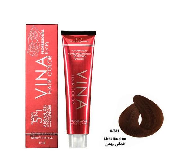 عکس رنگ فندقی روشن